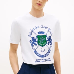 TOMMY HILFIGER MEN 컨트리 클럽 인터록 티셔츠 T12G1TPO680MT1YBR