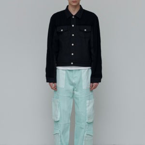 애니타임로릭 Zinnia Mix Jacket-Black(Renewal)