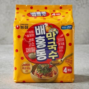 [농심] 배홍동 막국수 114g*4입