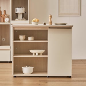 마이키친 아일랜드 세라믹 테이블 1000