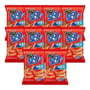 [롯데백화점] 롯데웰푸드 오잉 해물칩 오리지날 75g x10개 LE1221329537