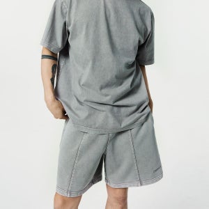 [롯데백화점] 챕터엑스 피그먼트 CP 하드 스웻 쇼츠 그레이 C14001GR LE1221327586