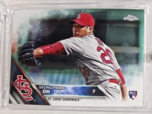 2016 TOPPS CHROME 탑스 크롬 오승환 루키 세인트루이스 카디널스 MLB 메이저리그 야구 카드 ★