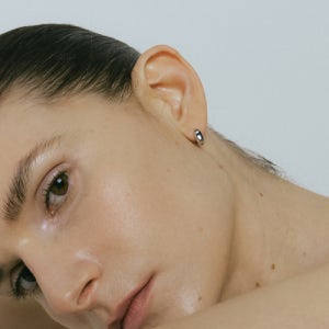 [벤앤쿠] [925 Silver] 1903. Crashed hoop earring SE1903