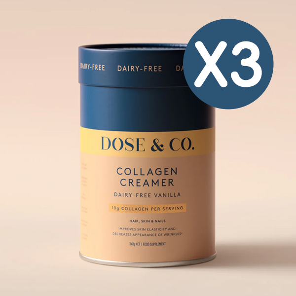 도즈앤코 <b>콜라겐 크리머</b> 데어리프리 바닐라맛 340g X3개