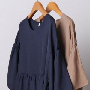 [하프클럽/모노무드] 린넨 셔링 여성큰옷 빅사이즈미시옷 빅사이즈 블라우