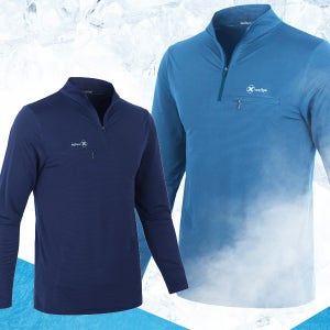 오니츠카타이거 [하프클럽/정진기획]냉감 등산티 작업복 땀복 쿨 집업 긴팔티