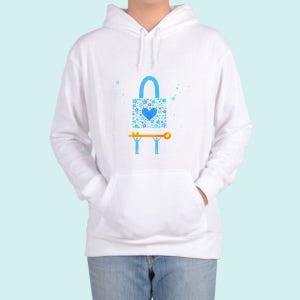 [하프클럽]  기모후드티 우리 함께 살아가요 eight 디자인