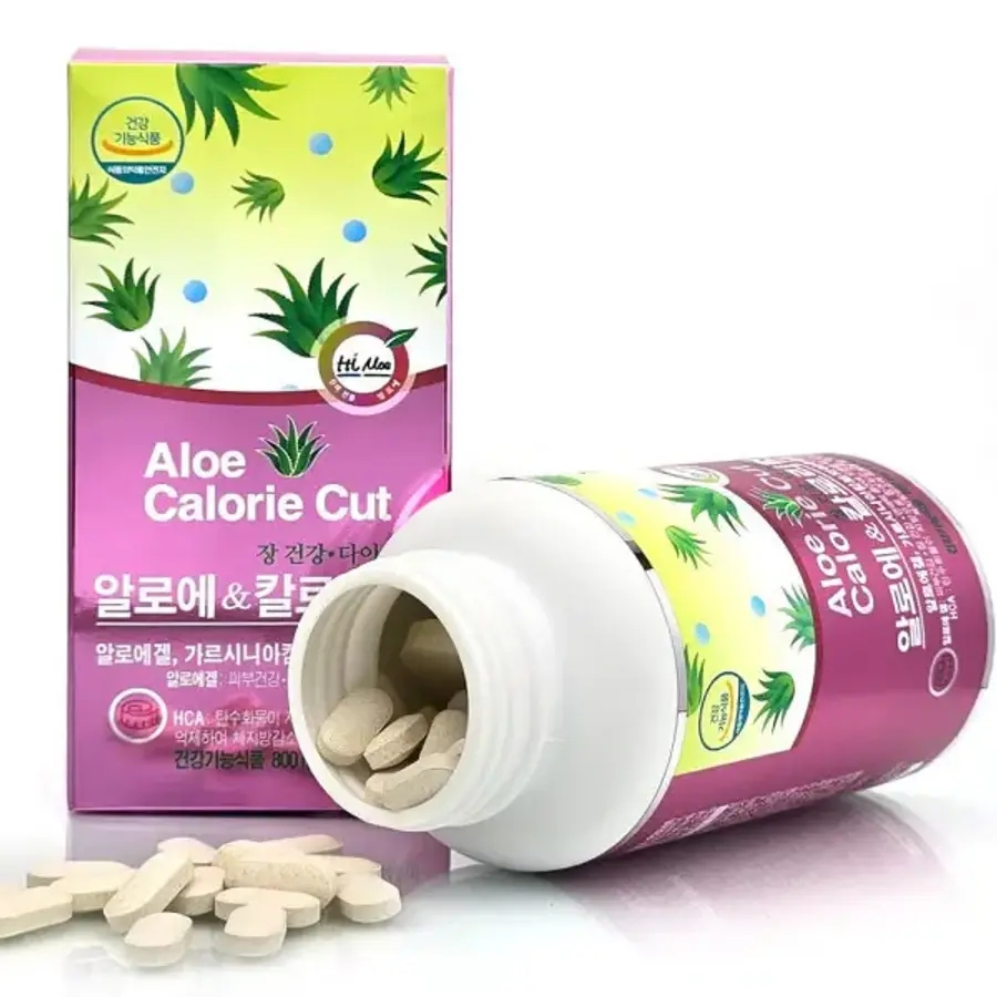 알로에 칼로리컷 쾌변다이어트 800mgx180정 2개월x1병 미국산 알로에베라 장건강 다이어트