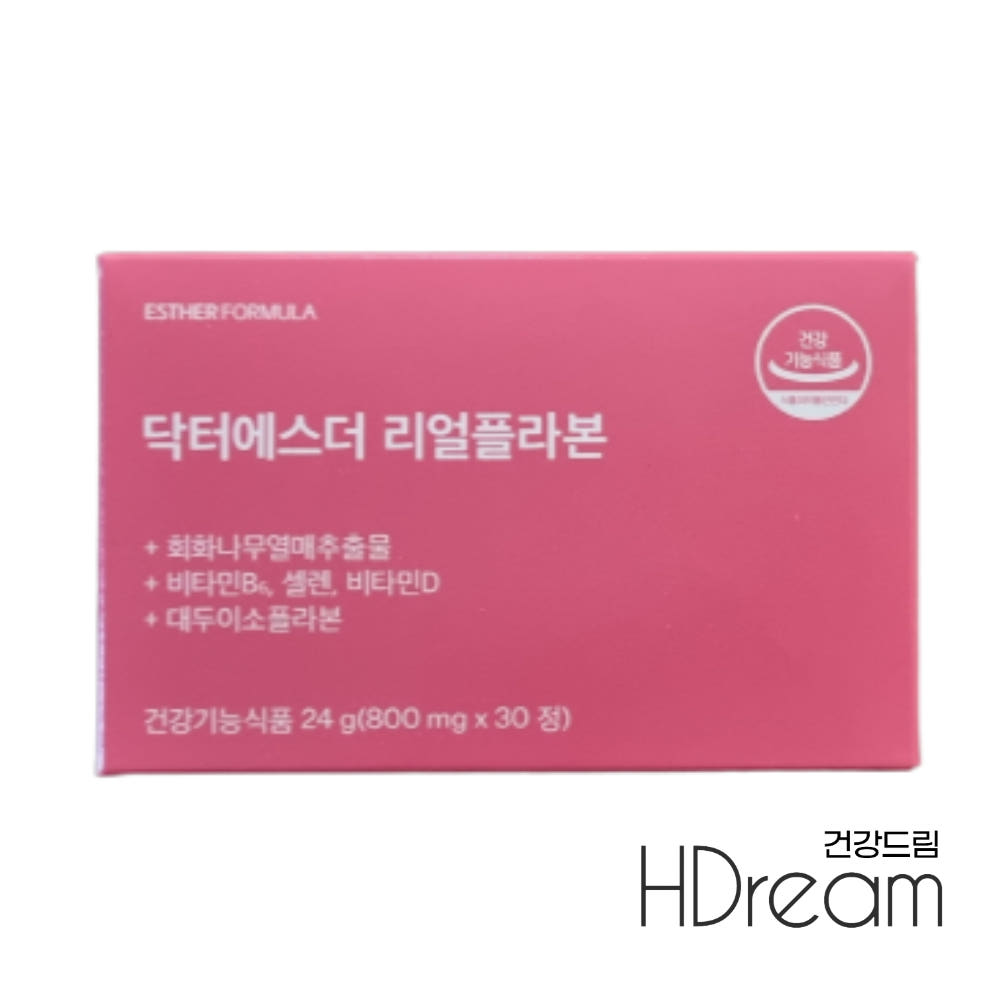 에스더포뮬러 <b>닥터에스더 리얼 플라본</b> 중년 여성 기능성 (유통기한26년7월18일)