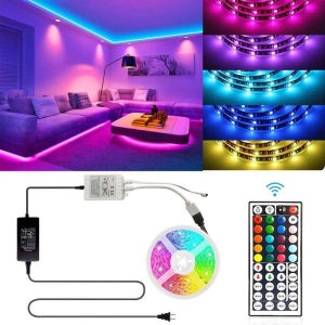 [LED IR 리모컨] 12V/24V 플렉시블 RGB LED 조명 컨트롤러 (44KEY 1채널)