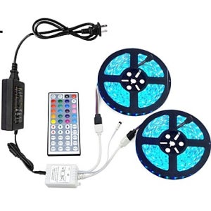 [LED IR 리모컨] 12V/24V 플렉시블 RGB LED 조명 컨트롤러 (44KEY 2채널)