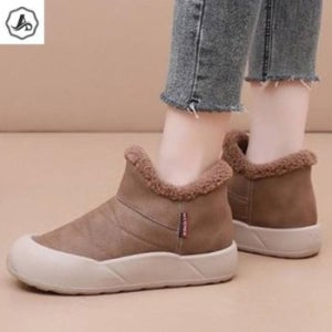 패딩 부츠 퀼팅 여성 겨울 데일리 발 편한 털 안감 (43423670A)