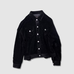 애니타임로릭 Clematis Corduroy Jacket - Black