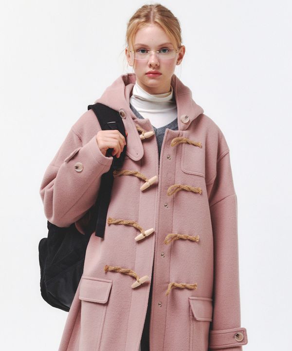 [메인부스] Oversized Duffle Coat(PINK)_MB22F3CTU01PK