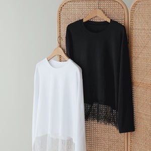 리프나 레이스 티셔츠 T11832