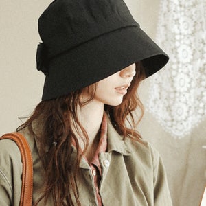 루시 엠보 빅리본 벙거지