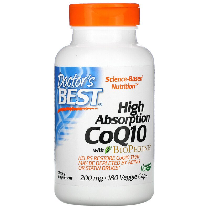 닥터스베스트 코엔자임큐텐 <b>CoQ</b>10 200mg x 180캡슐, 1개