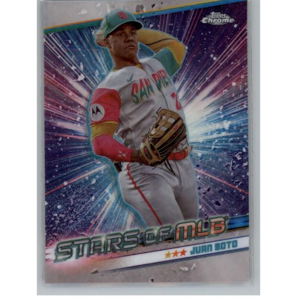 2024년 MLB 크롬 CSMLB20 후안 소토 샌디에이고 파드리스 야구 트레이딩 카드 탑스 스타즈  2024년 MLB 크롬 CSMLB20 후안 소토 샌디에