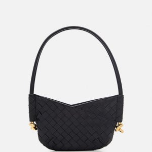 보테가베네타 여성 숄더백 블랙 796378 VCPP1 1019 796378VCPP11019 MINI HOBO SOLSTICE SHOULDER BAG 150933649