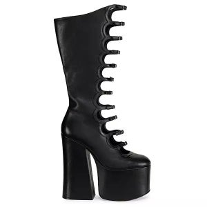마크제이콥스 여성 롱부츠 The Kiki 150MM Platform Leather Knee-High 부츠 417914 니하