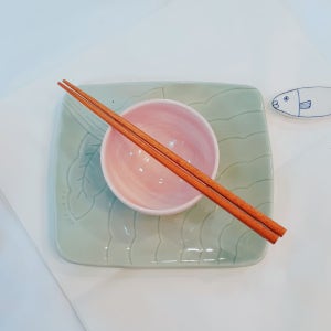 동글 핑크 다이어트 밥공기 , 흙만지는 그릇가게