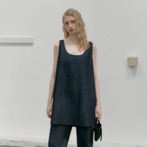 시스티나 미니멀 슬리브리스 원피스 AWWOPP21170-JSI