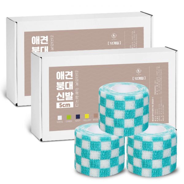 딩동펫 반려동물 자가접착 붕대신발 중형 24P