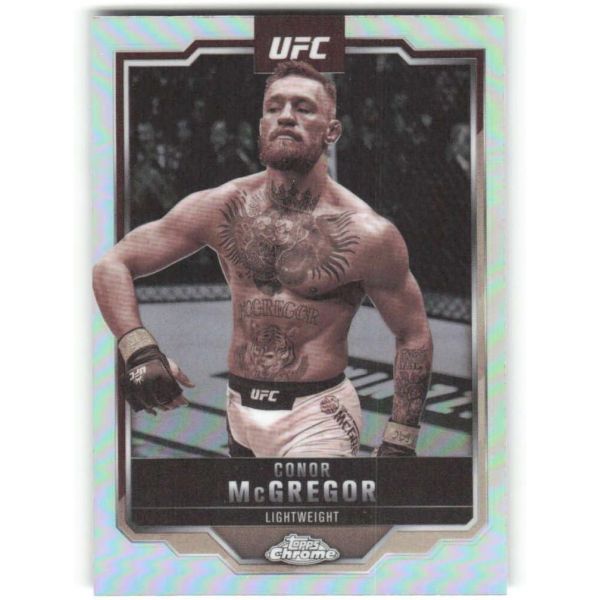 2025 탑스 크롬 UFC 세피아 굴절기 101 코너 맥그리거 MMA 트레이딩 카드