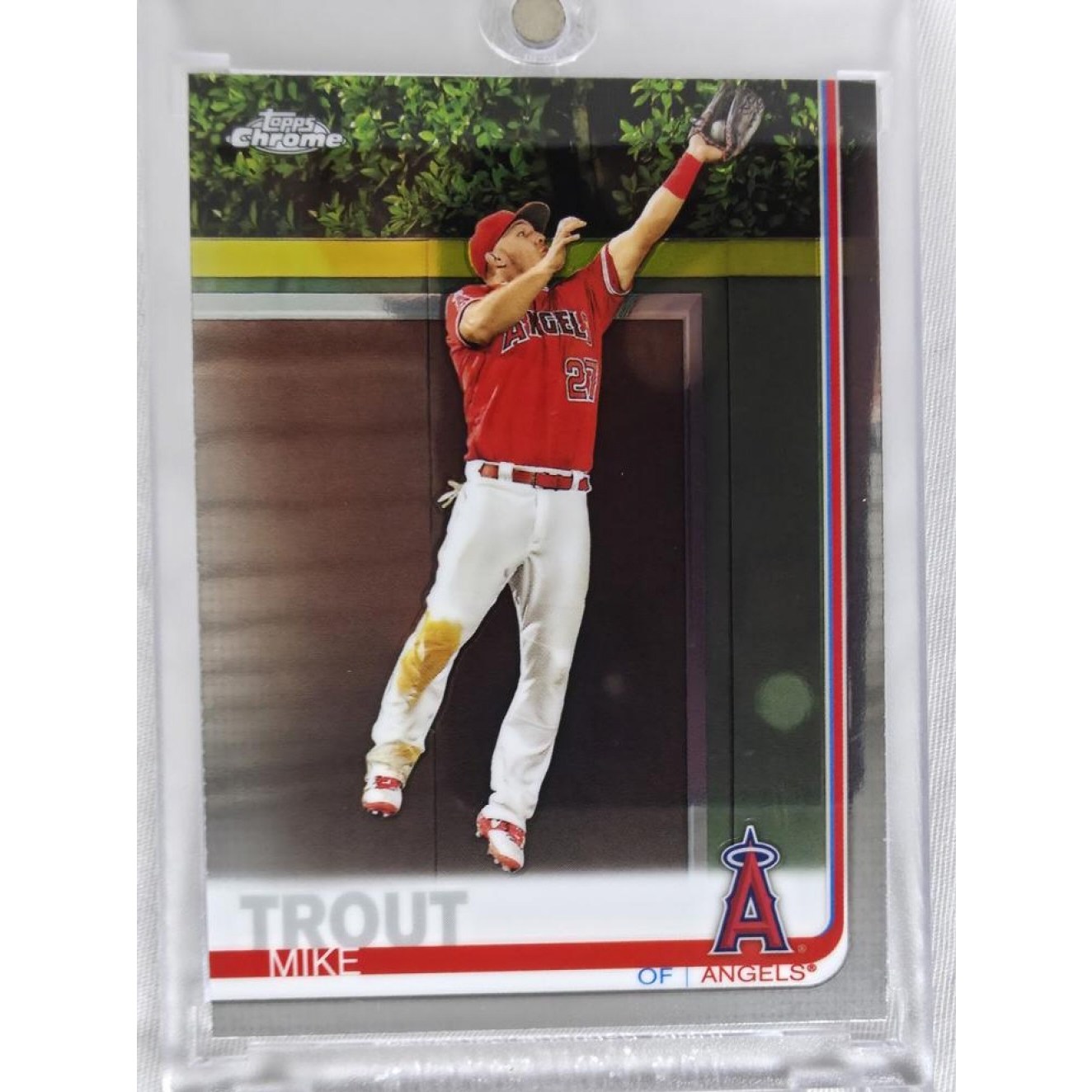 2019 TOPPS CHROME 탑스 크롬 #200 마이크 트라웃 Mike Trout LA 엔젤스 메이저리그 MLB 야구 스포츠 카드  1개