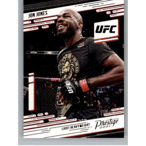 2021 파니니 UFC 프레스티지 78 존 존스 헤비급 공식 MMA 트레이딩 카드 원시NM 이상 상태 기록