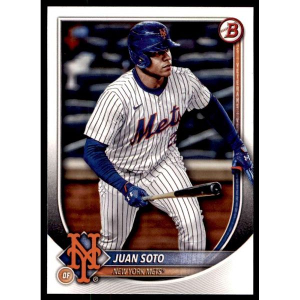 2025 보우먼 22 후안 소토 뉴욕 메츠 MLB 야구 베이스 트레이딩 카드