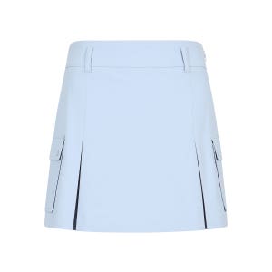 [팬텀] 여성 맞주름 카고 큐롯 스커트 221F1PC203_BL