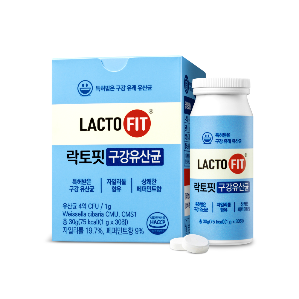 락토핏 구강 유산균 1g x 30정, 3개