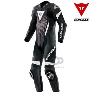 다이네즈슈트LAGUNA SECA 6 PERF.LEATHER SUIT- black/white/anthracite -