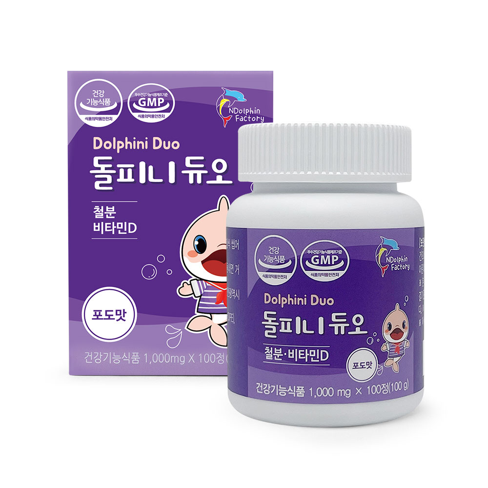 돌피니듀오 1000mg x 100정, 1개
