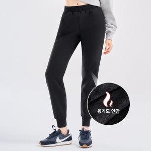 밴딩바지 히트업 융기모 조거 브랜드 팬츠 에어로빅복 블랙