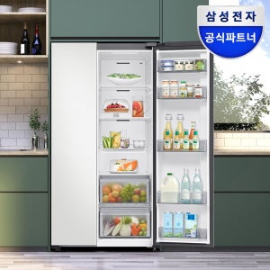삼성전자 삼성 비스포크 냉장고 RS70F65Q2Y AI인버터 프리스탠딩 대용량 651L 코타화이트