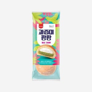 오티에이전시 삼립 과즙미팡팡 멜론크림빵 3입 240g 5개 (16786603)