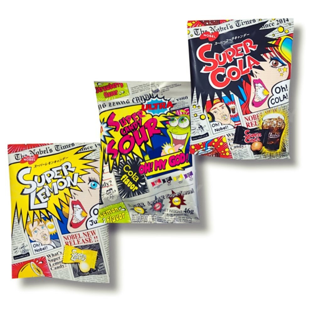 <b>신</b> 잠깨는 슈퍼레몬88g 슈퍼사우어46g 슈퍼캔디 슈퍼콜라88g 콜라 입덧 슈퍼캔디3종