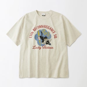 [아웃스탠딩] MIL SERIES TEE(LUCKY THIRTEEN)_1%OATMEAL OS26SSST181O