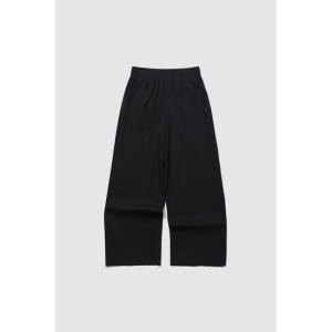 [르꼬끄][le coq sportif]여성 쁘띠 플리세 와이드핏 경량 우븐 팬츠 - 블랙 QR222OPT51(K1774922257208033BK01)