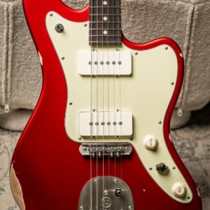 Suhr Classic JM Antique Funk Limited Edition-Candy Apple Red w/Roasted Maple Neck, Matching Headstoc