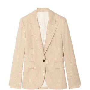 쟈딕앤볼테르 테일러드 블레이저 베이지계열 France 40 KR 77 WWBL01955