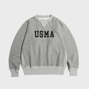 [브론슨] USMA Reverse Weave Pullover Sweatshirt Grey