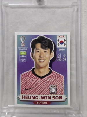 2022 PANINI STICKER 파니니 스티커 손흥민 대한민국 국가대표 카타르 월드컵 축구 카드