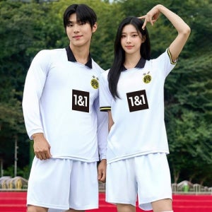 도르트문트 써드 축구복 유니폼 반티 빅사이즈 체육대회 운동회 체전 축제 응원 단체복 학급 빅사이즈 가능