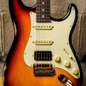 Suhr Classic S Antique(Custom Model) SSH-3 Tone Burst w/Roasted Maple Neck, Gold HW & SSC II System