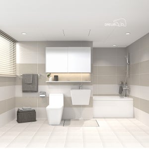 대림바스 멜로우데이지 슬라이딩 거실욕실 리모델링