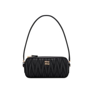 미우미우 미우미우 여성 마테라쎄 나파 블랙 숄더백 5NE024 AFPP F0002